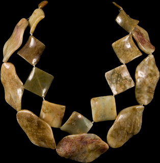 DOUBLE STRAND SOO CHOW JADE NECKLACE