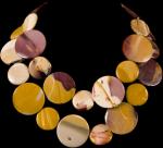 MOOKAITE DISC NECKLACE