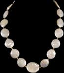NATURAL OVAL BAROQUE OFF- WHITE NECKLACE