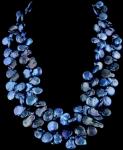 BLUE CULTURED BUTTERFLY PEARL NECKLACE