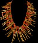 RED & GOLD CORAL NECKLACE